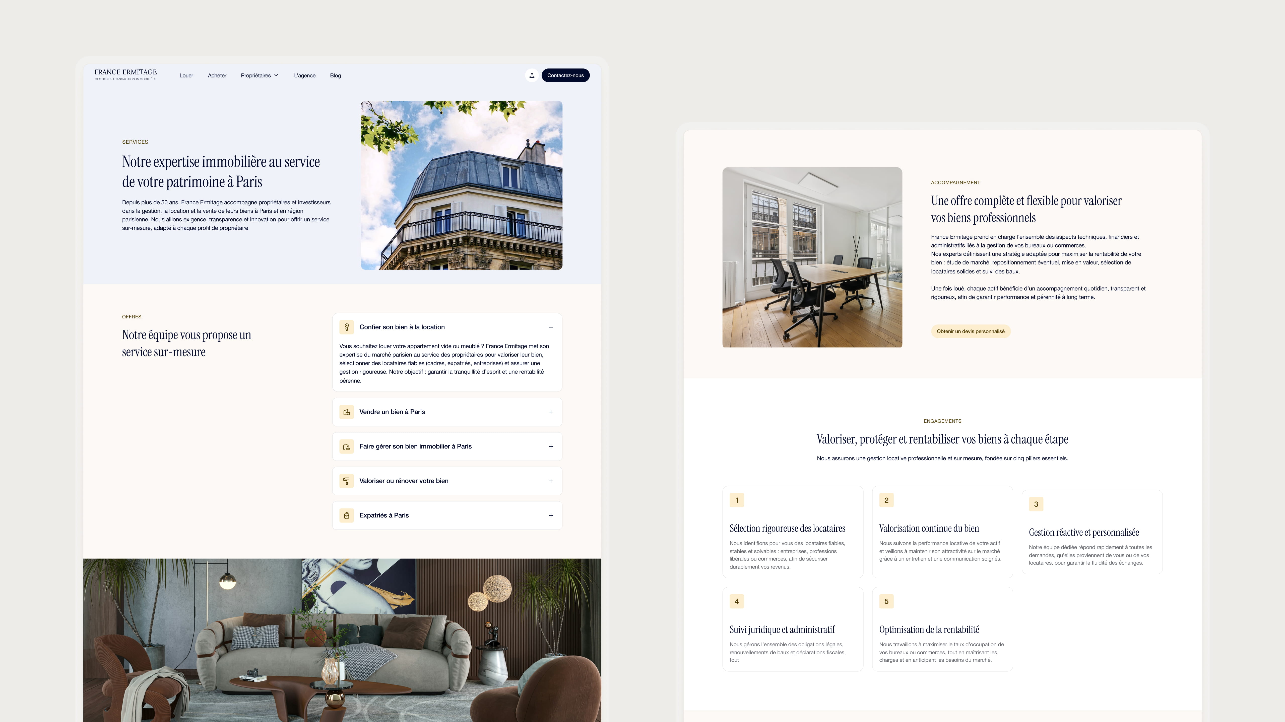 Pages du site France Ermitage